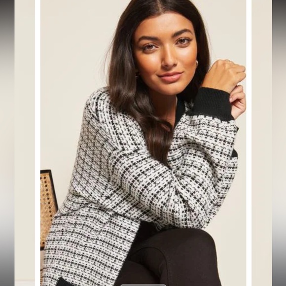 Black and white cardigan - Picture 2 of 8